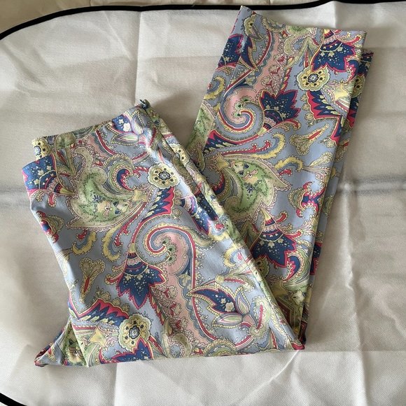 Ralph Lauren Pants - Lauren Ralph Lauren Pastel Paisley Cotton Pants
Size 10P